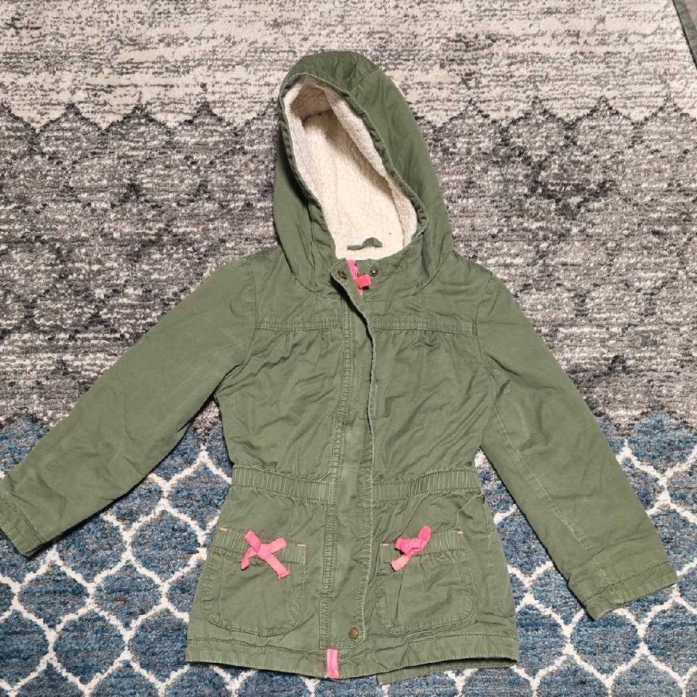 Cherokee Olive Green Jacket with White Lining